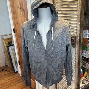 Gray Polo by Ralph Lauren full zip hoodie